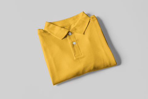 Polo T-shirt - Mustard Yellow