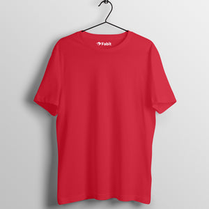 Plain pure cotton T Shirt for men and women - Red
